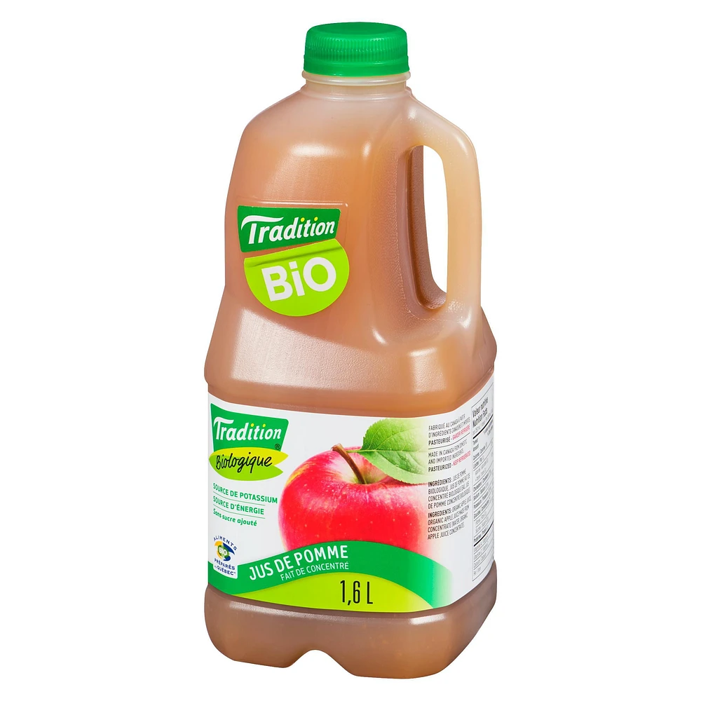 Jus de pomme frais biologique Tradition