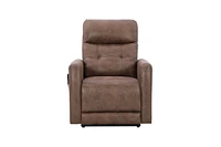 Topline Home Furnishings Fauteuil inclinable à élévation motorisée avec appuie-tête réglable