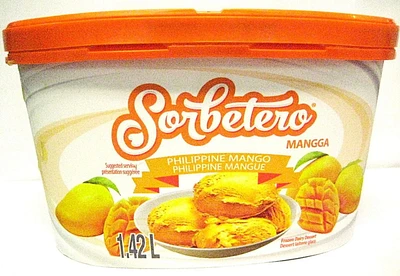 Sorbetero Mangga Philippine Mango Frozen Dessert, 1.42L