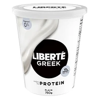 Liberté Grec Yogourt 0 %, Nature, Teneur élevée en protéines, 750 g 750g