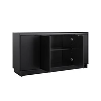 Prepac Buffet 4 portes Simply Modern Blanc