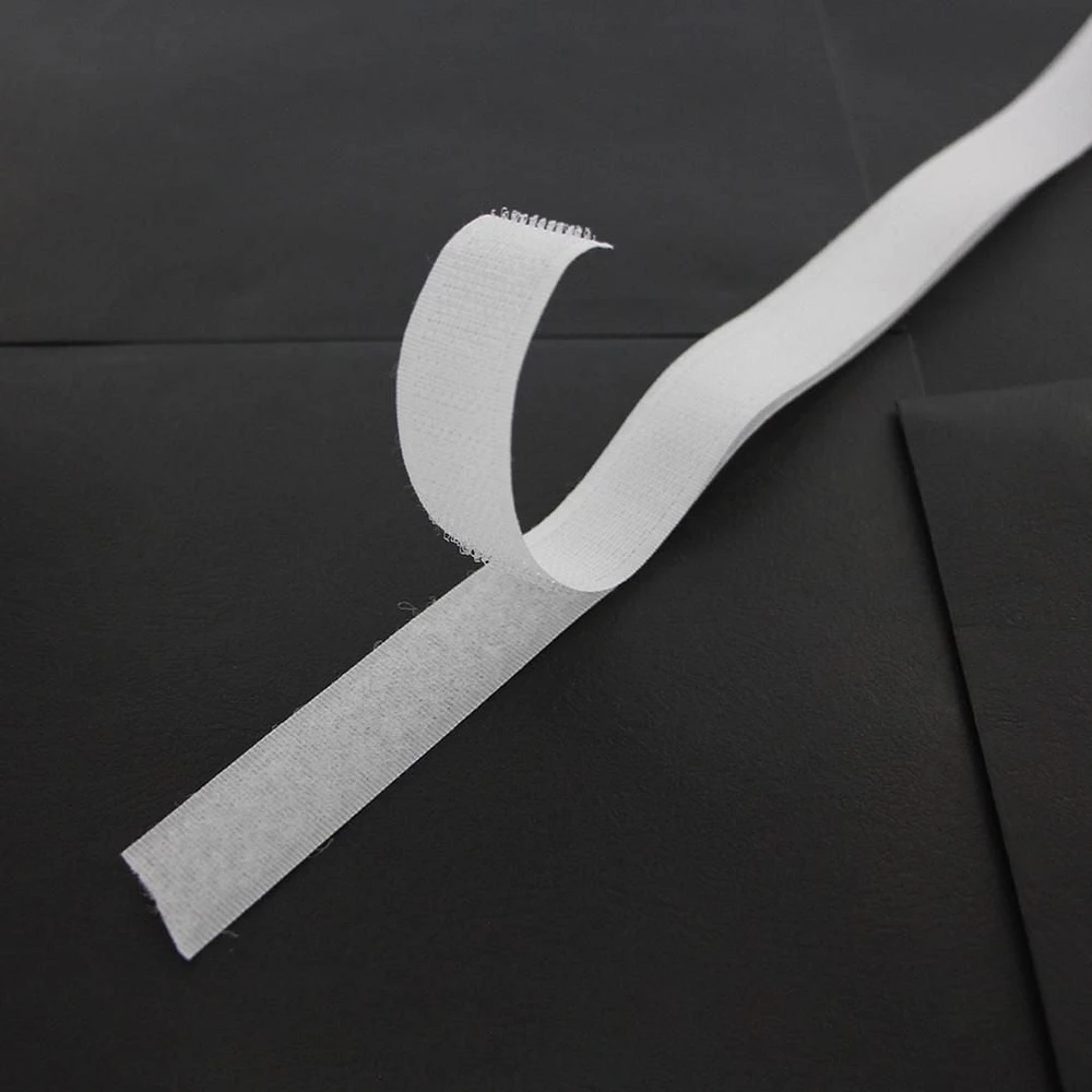 Sewing Essentials Sew-On White Hook And Loop Tape, 19 mm x 1 m