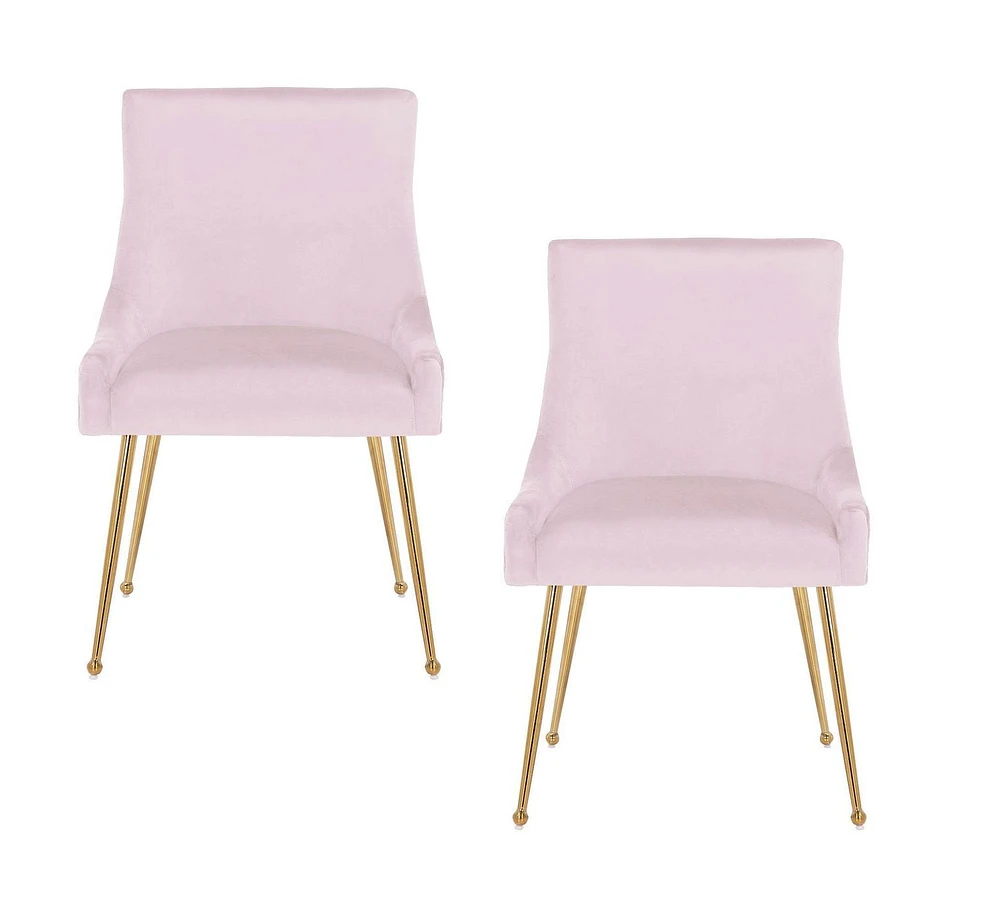 Plata Import Chaise Heye II Rose Set 2