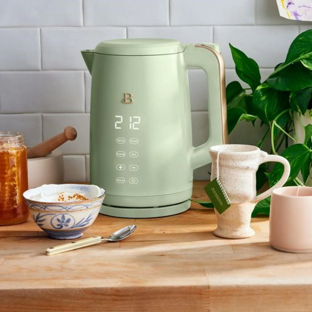Beautiful 1.7L One-Touch Electric Kettle by Drew Barrymore, 1.7L One Touch Electric Kettle