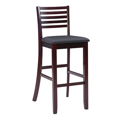 Tabouret de bar à dossier style échelle Moore