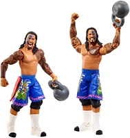 Coffret de 2 figurines Jay et Jimmy Coffret Combat de WWE