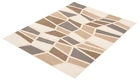 ECARPET Modern Indoor Outdoor Area Rug for Patio, Deck, Balcony Kay Collection