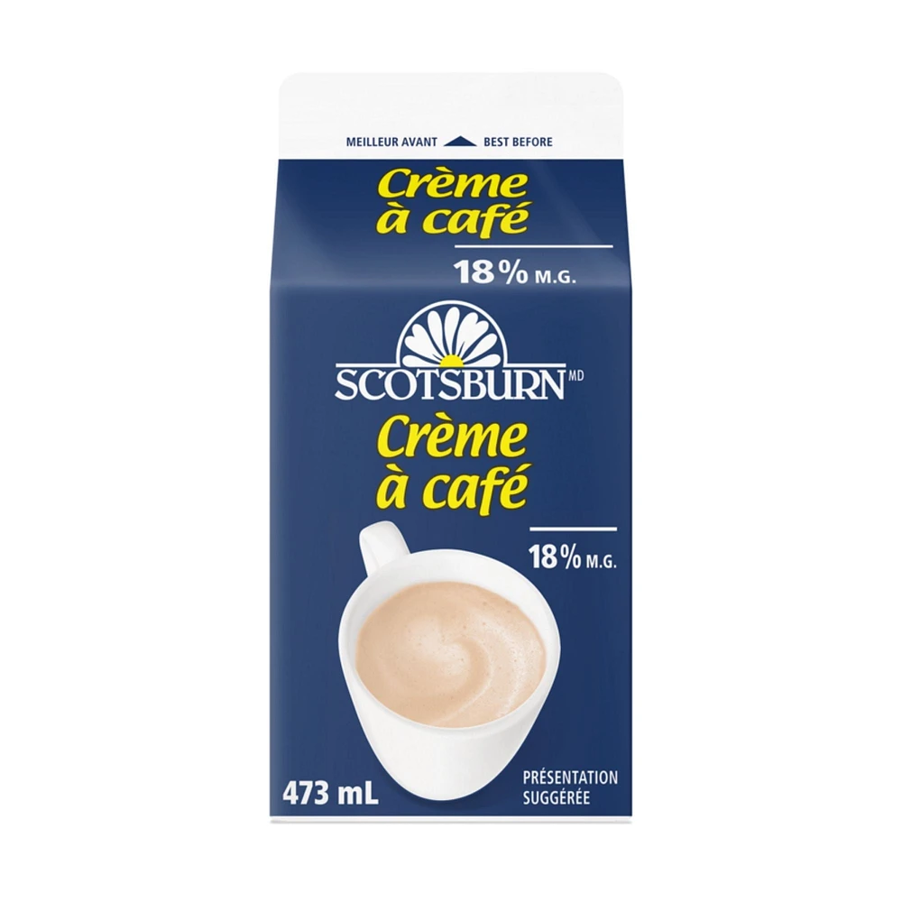 Scotsburn 18% Coffee Cream, 473 mL