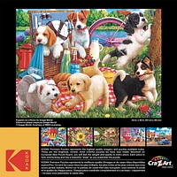 Puzzle Kodak 550 pièces - Chiots