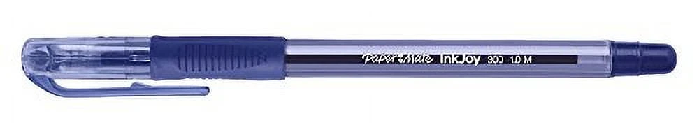 Paper Mate Stylos à bille InkJoy, 0,7 mm, bleu, Paq. de 12