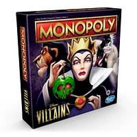 Monopoly : édition Disney Villains, jeu de plateau pour enfants, pour jouer avec les méchants de Disney, à partir de 8 ans