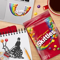 SKITTLES, Original Chewy Candy, Bowl Size Bag, 320 g, 1 Bag, 320 g