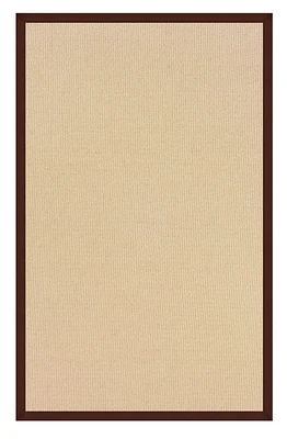 Athena Tapis Naturel & Marron 8 Pieds9 Pouces x 12 Pieds