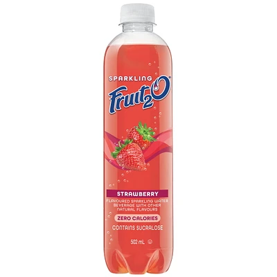 Tortillon de fraise pétillante de Fruit2O 502 ml