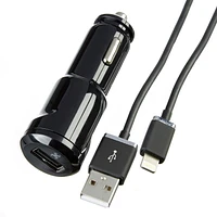 blackweb 2-in-1 Lightning Car Charger Kit