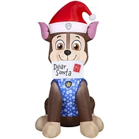 Christmas Inflatable Paw Patrol Chase with Blue Sweater and Letter to Santa
