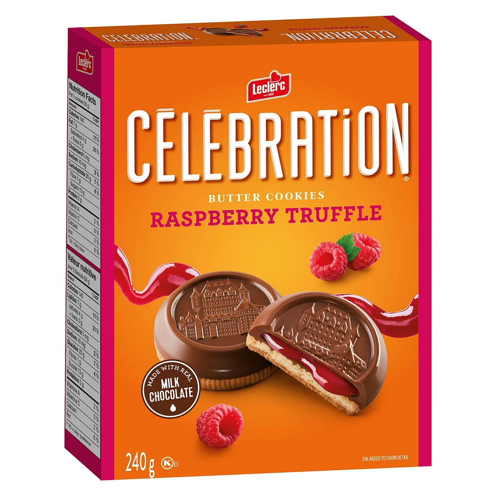 Celebration Raspberry Truffle Cookie, 240g / Boxed Cookies