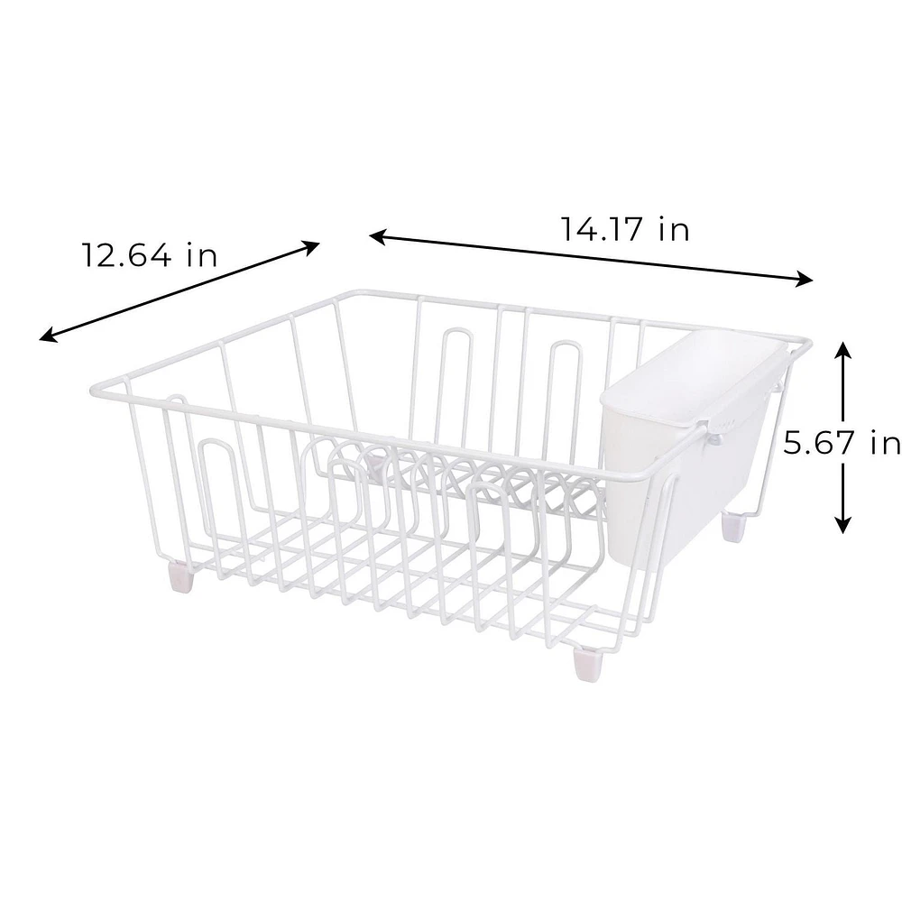 Petit égouttoir à vaisselle en fil métallique Mainstays