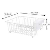 Petit égouttoir à vaisselle en fil métallique Mainstays