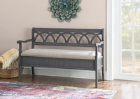 Harland Storage Bench, Grey