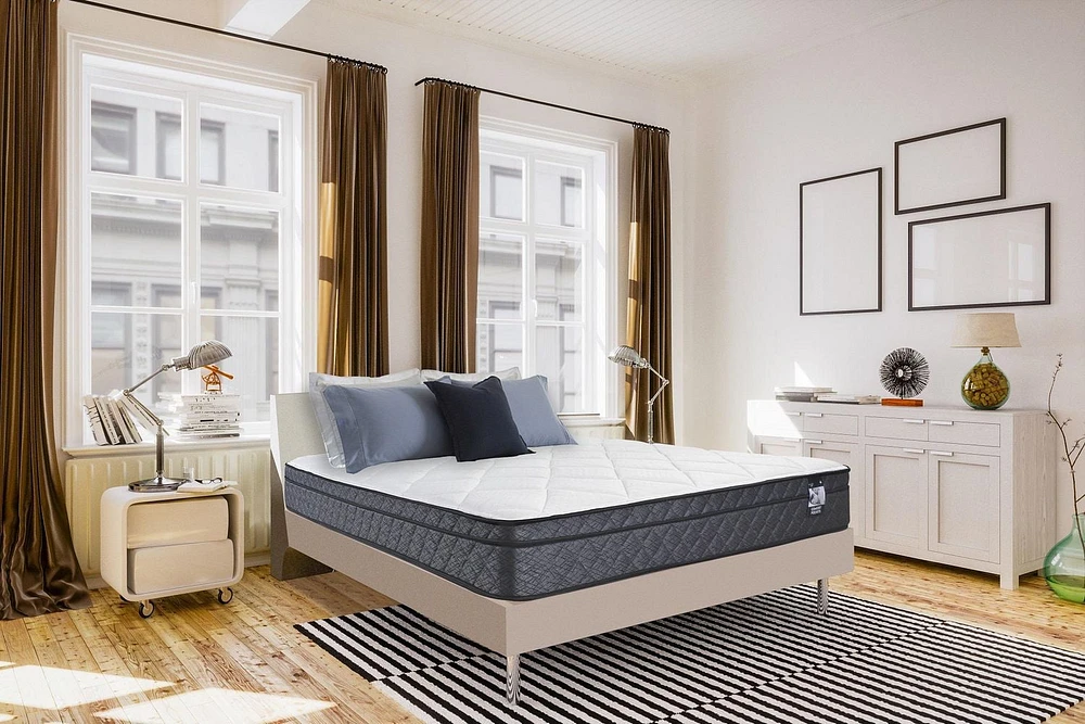 Springwall Matelas BELINDA mi-ferme 8.5 po à ressorts ensachés