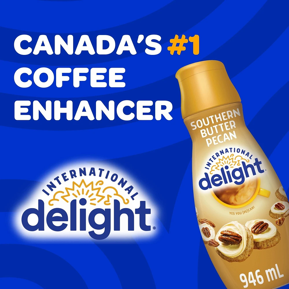 International Delight, Southern Butter Pecan Coffee Creamer, 946ml Coffee Whitener