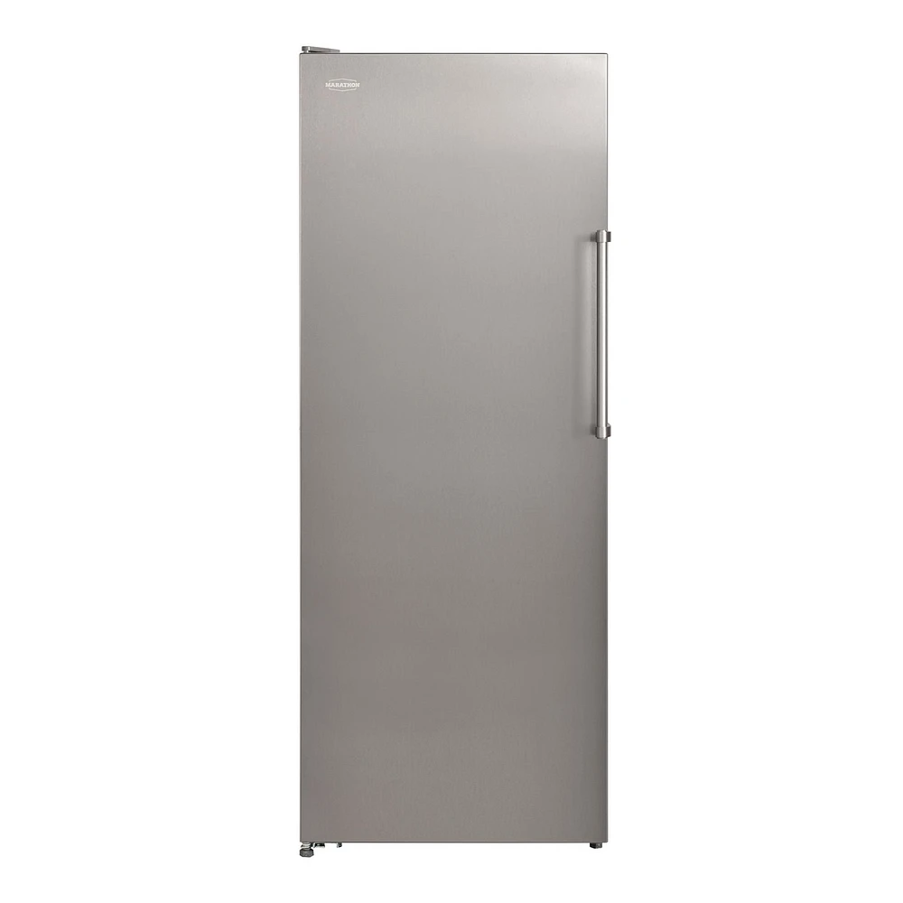 Marathon Deluxe 8 pi.cu. Congélateur vertical acier incoxydable