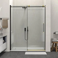 A&E Bath and  Shower KATHEY-60-BLK