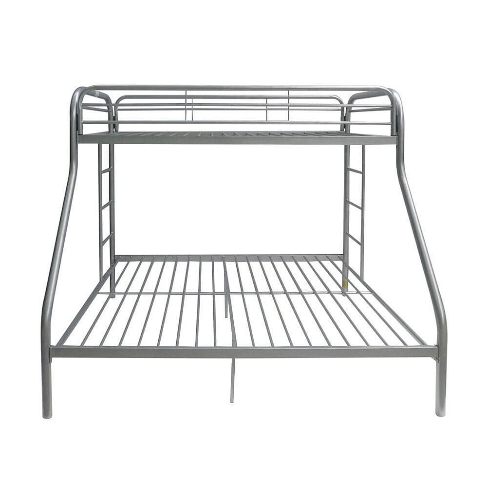 ACME Tritan Twin XL over Queen Bunk Bed in Silver