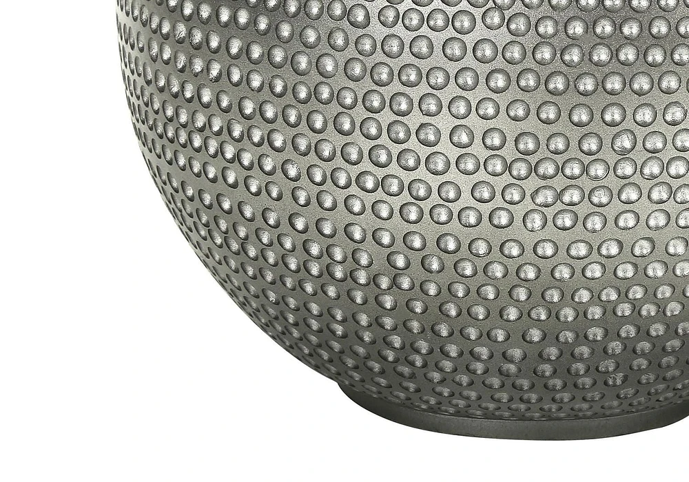 Monarch Specialties Lighting, 19"h, Table Lamp, Grey Resin, Ivory / Cream Shade, Modern