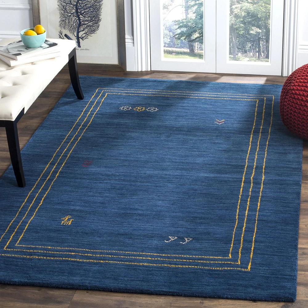 Safavieh Himalaya Calanthia Tapis Contemporain, bleu / multi, 2'3" X 8'