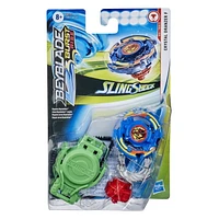 Beyblade Burst Rise Slingshock Crystal Dranzer F Starter Pack -- Right-Spin Battling Top Toy and Right/Left-Spin Launcher, Ages 8 and Up