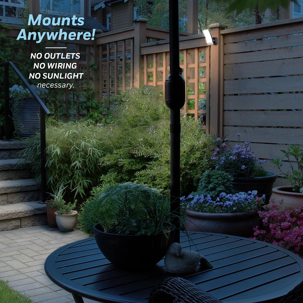 Lampe de sécurité à piles, DEL intégrée, détecteur de mouvement et résistante aux intempéries Lampe de sécurité détecteur de mouvement