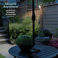 Lampe de sécurité à piles, DEL intégrée, détecteur de mouvement et résistante aux intempéries Lampe de sécurité détecteur de mouvement