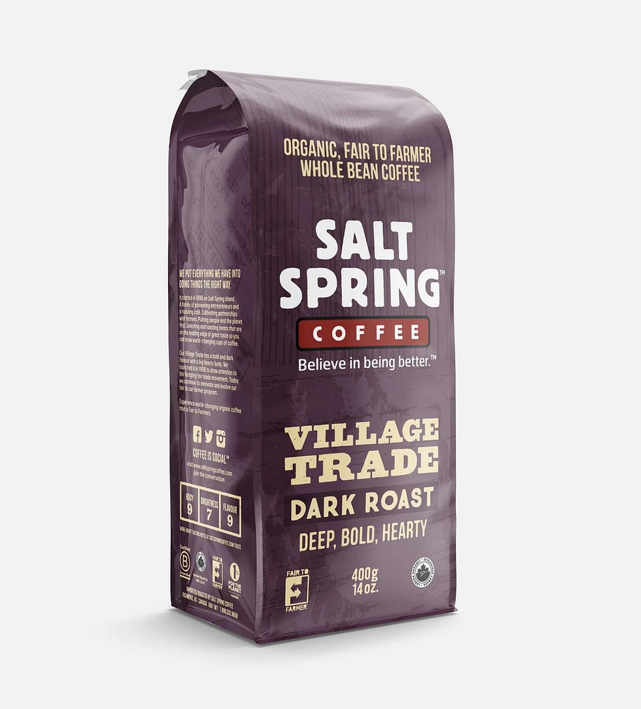 Salt Spring Coffee Organic Dark Roast Coffee