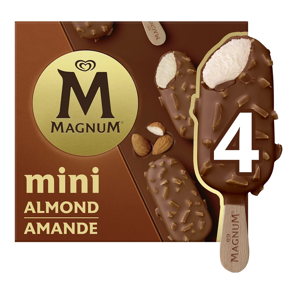 MAGNUM MINI ALMONDE 6-4PK, 4x 55ml