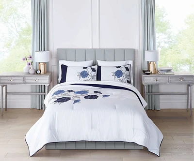 Springmaid Floral Applique Comforter Set