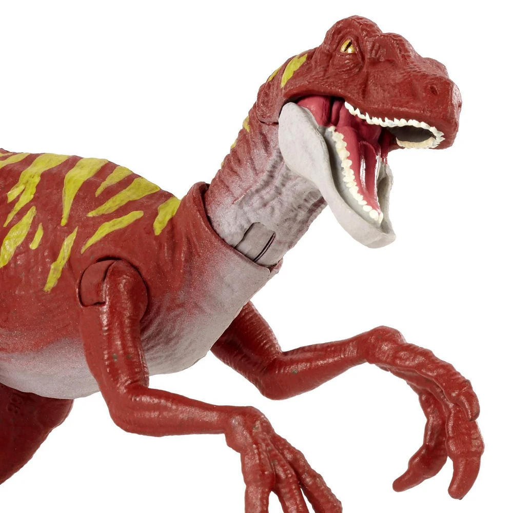 Jurassic World Savage Strike Velociraptor Jumping Dinosaur Action Figure