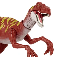 Jurassic World Savage Strike Velociraptor Jumping Dinosaur Action Figure