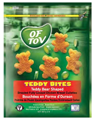 Of Tov Chicken Teddy Bites PY 907g, Chicken Teddy Bites PY