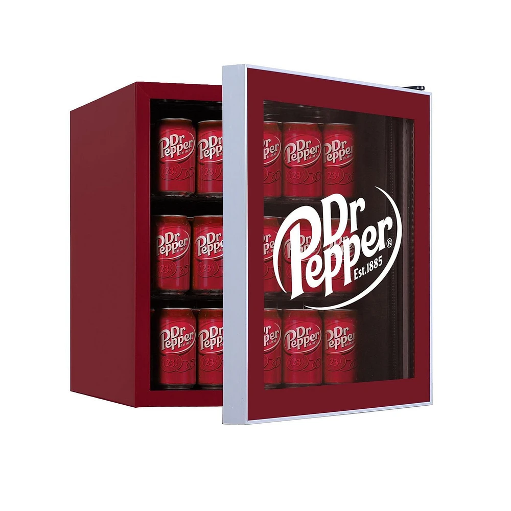 Dr. Pepper 1.8-cu ft Compact Refrigerator - Maroon