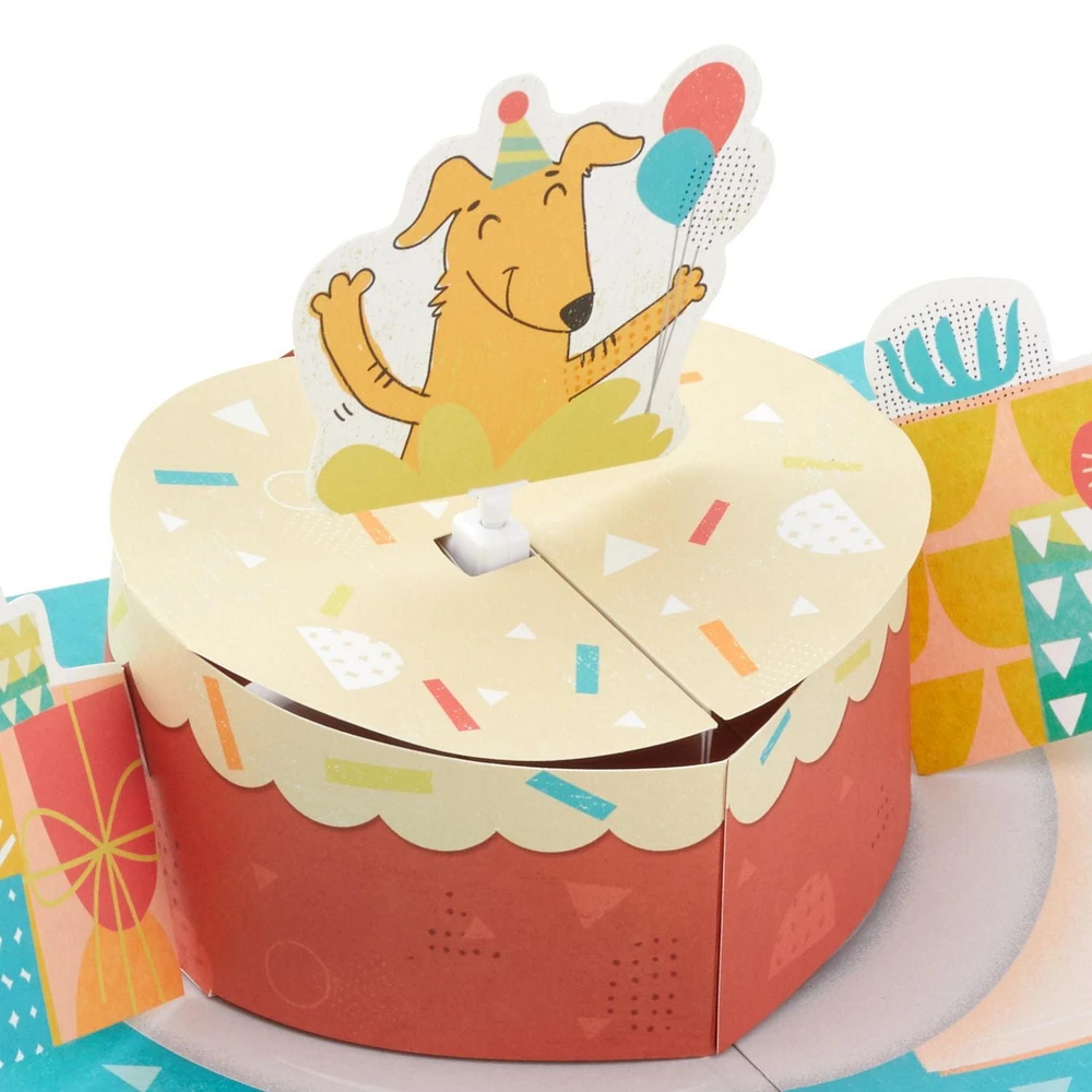 Carte musicale en relief de fête – Hallmark (Ce n'est pas la fête de n'importe qui)