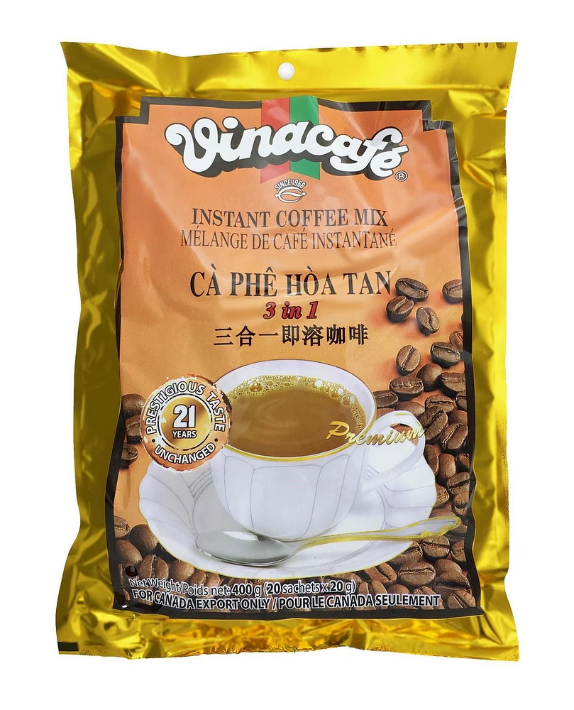 Vinacafè<br>CÀ PHÊ HÔ A TAN<br>3 in 1 INSTANT COFFEE MIX