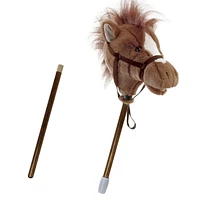 Mary Meyer - Kids - Easy Ride 'Um Brown Horse - Hobby Horse - Collapsible Stick Horse with Sounds - Two Pieces