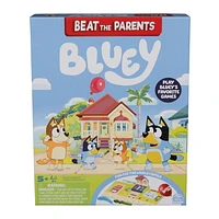 Spin Master Games, Bluey Beat the Parents, Head-to-Head Trivia & Challenge Bluey Family Games, Activity Game, Games for Family Game Night, For Ages 5+