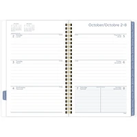 Petit Agenda Hebdomadaire/Mensuel Cyo Mead®, Caprice Floral Foncé