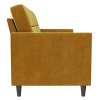Novogratz Concord Sofa, jaune moutarde