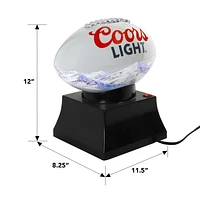 Coors Light Machine à pop-corn à air chaud et bol de service de football, appareil amusant pour les fêtes et les jours de match