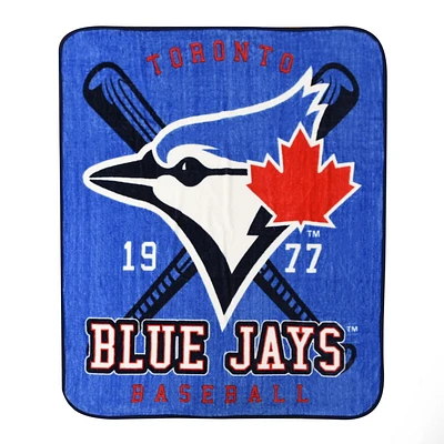 MLB Toronto Blue Jays Plush Blanket (50"x60") by Nemcor