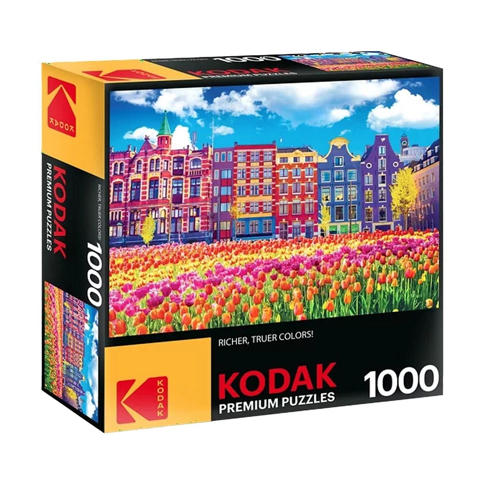 Puzzle Kodak 1000pc - Tulipes à Amsterdam
